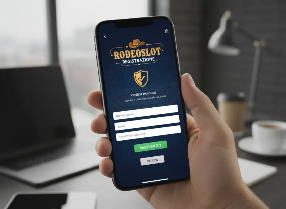 Rodeoslot registrazione procedura e verifica account
